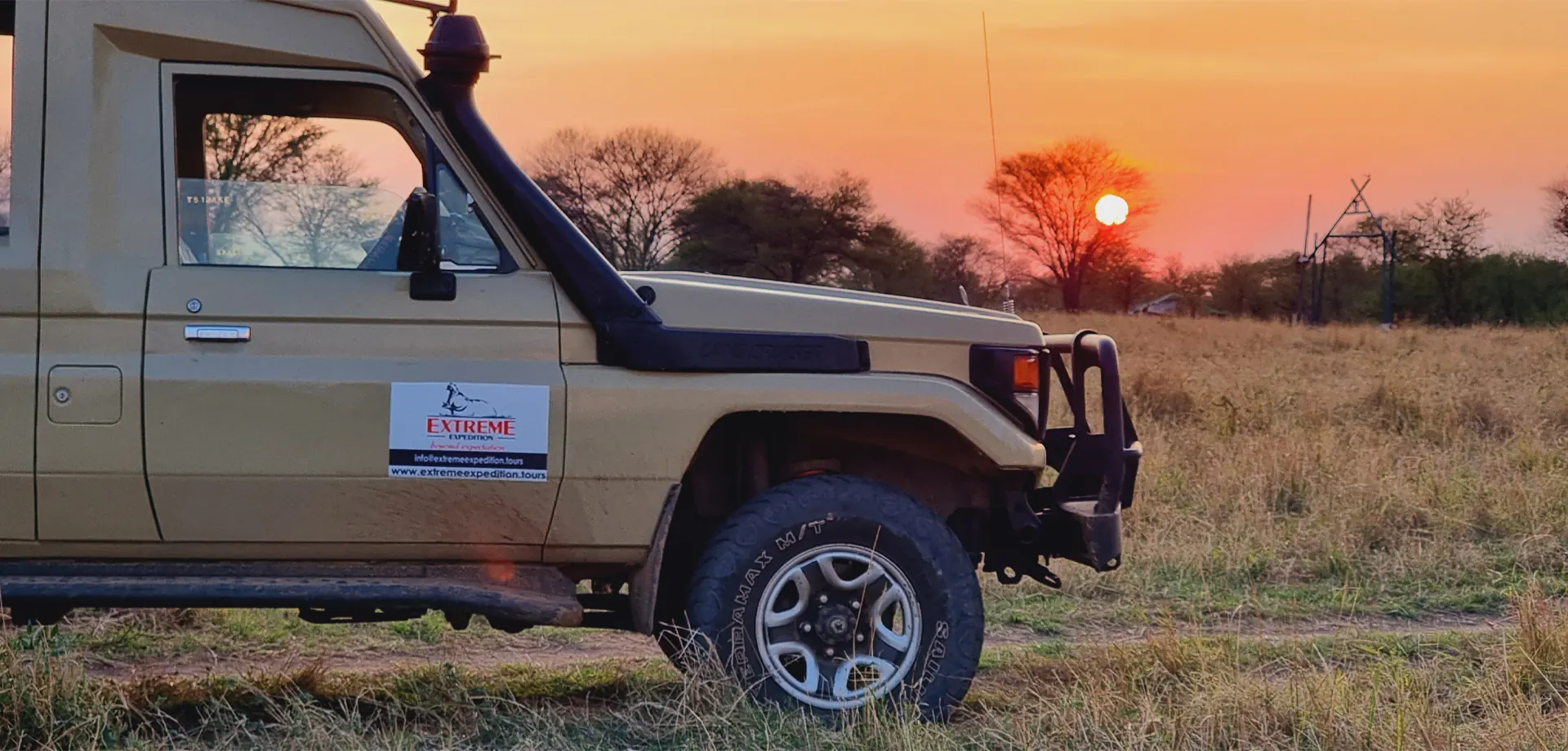 Private Sammy Adventure safari vehicle in Tanzania